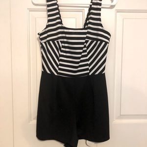 Black and White Romper